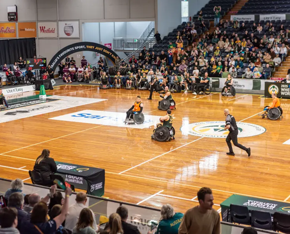 Crowd shot Wheelchair Rugby
