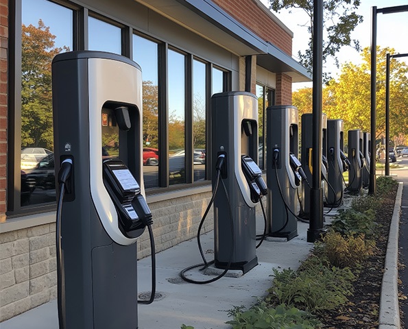 row-of-electric-vehicle-charging-stations-outside-building
